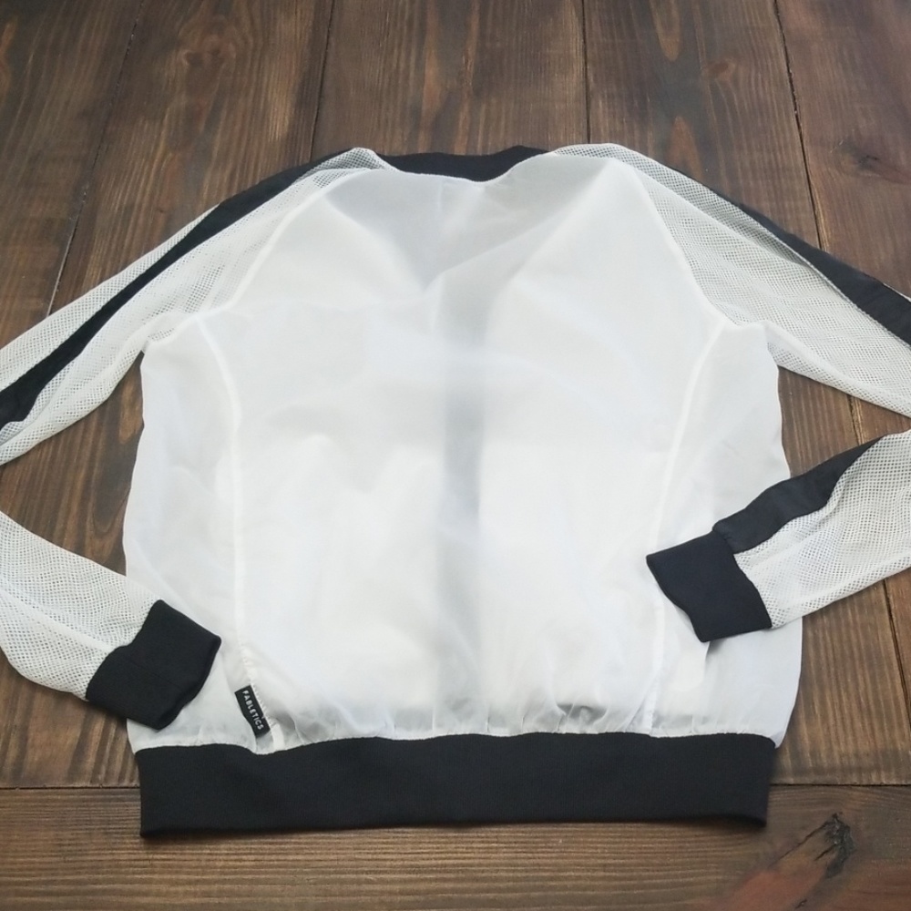 Fabletics Mesh Windbreaker Exercise Jacket Small - image 4